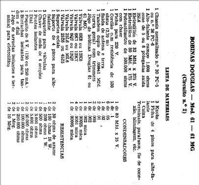 61-61MG circuit 2; Douglas (ID = 1921833) Radio