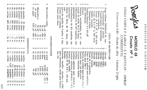 68-1; Laboratorios Douglas (ID = 660069) Radio