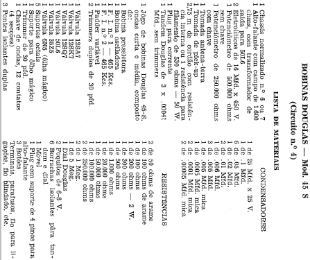 45S circuit 4; Douglas (ID = 1936011) Radio