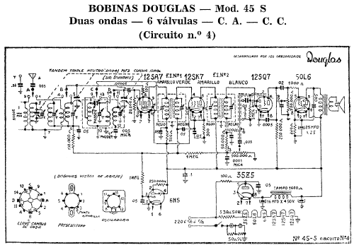 45S circuit 4; Douglas (ID = 1936012) Radio