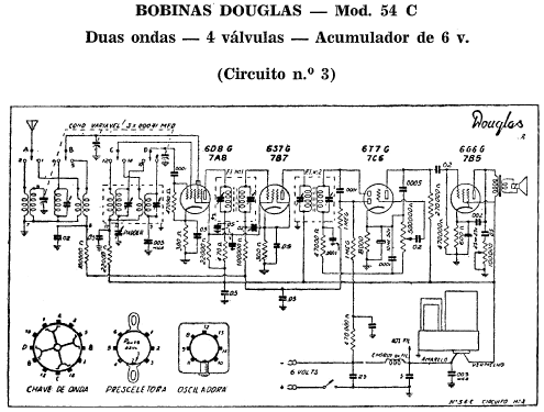 54C circuit 3; Douglas (ID = 1936060) Radio