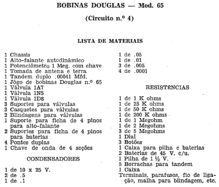 65 circuit 4; Douglas (ID = 1980333) Radio