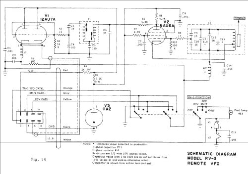 Remote VFO RV-3; Drake, R.L. (ID = 370115) Amateur-D