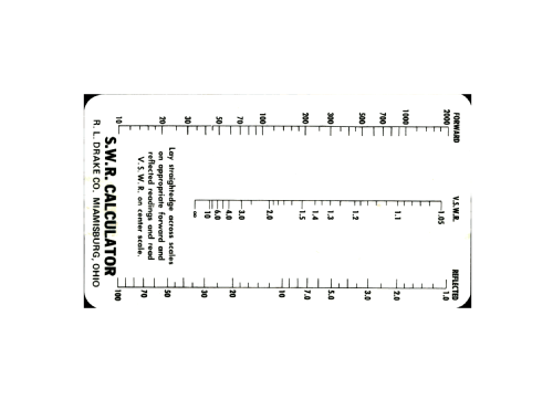 R.F. Wattmeter WV-4; Drake, R.L. (ID = 2517268) Amateur-D