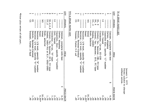 R.F. Wattmeter WV-4; Drake, R.L. (ID = 2517269) Amateur-D