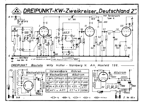 Dreipunkt-KW-Zweikreiser Deutschland 2 ; Dreipunkt-Gerätebau, (ID = 2998301) Kit