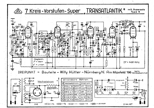 Transatlantik ; Dreipunkt-Gerätebau, (ID = 2995749) Kit