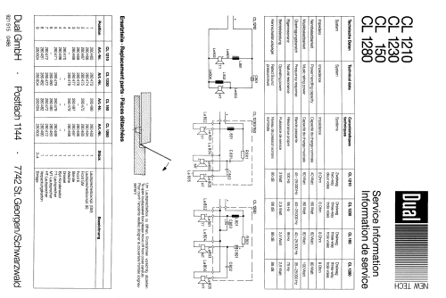 CL1210; Dual, Gebr. (ID = 1880960) Speaker-P