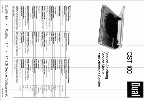 CST100; Dual, Gebr. (ID = 1374799) R-Player