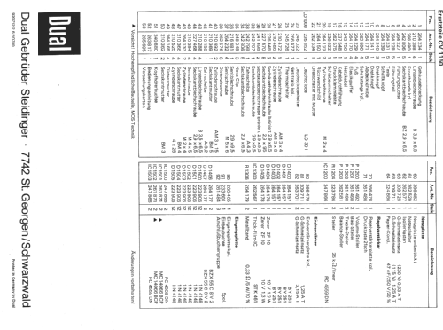 CV1150; Dual, Gebr. (ID = 1324917) Ampl/Mixer