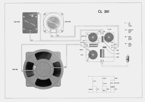 HiFi - Dreiweg-Box CL 281; Dual, Gebr. (ID = 2069702) Speaker-P