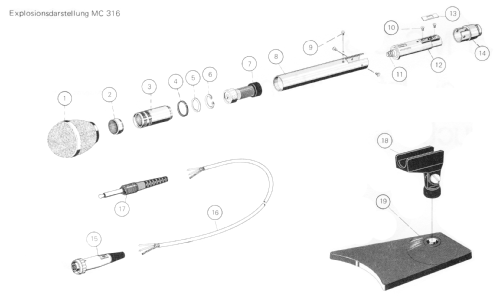 MC316; Dual, Gebr. (ID = 1050055) Microphone/PU