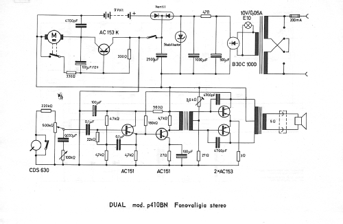 P410; Dual, Gebr. (ID = 2612343) Sonido-V