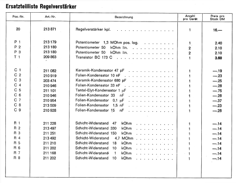 Verstärker TV71 Ampl/Mixer Dual, Gebr. Steidinger; St. Georgen ...