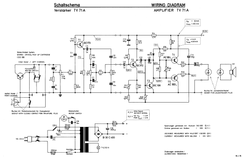 Verstärker TV-71A; Dual, Gebr. (ID = 715638) Ampl/Mixer