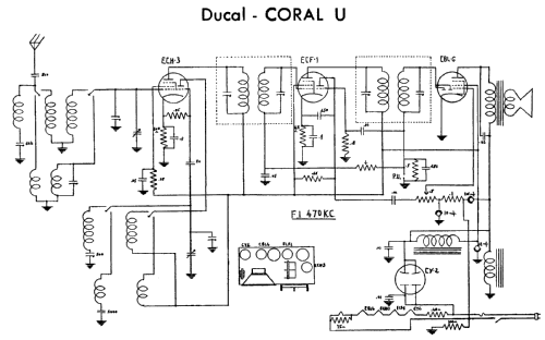 Coral U; Ducal, Germán S.A.; (ID = 211573) Radio