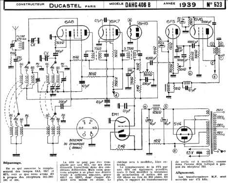 DAHG 406; Ducastel Frères DAHG (ID = 220415) Radio