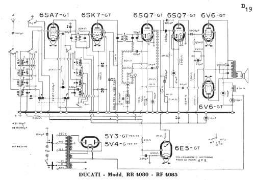 RF4085; Ducati, SSR Società (ID = 165964) Radio