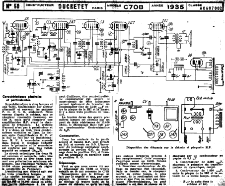 C70B; Ducretet -Thomson; (ID = 1558859) Radio