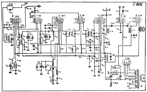 C805; Ducretet -Thomson; (ID = 1525273) Radio