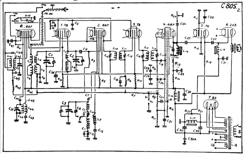 C805; Ducretet -Thomson; (ID = 1525274) Radio