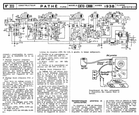 C888; Ducretet -Thomson; (ID = 2207666) Radio