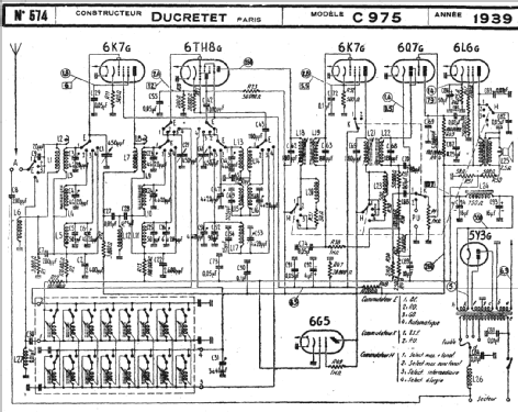 C975; Ducretet -Thomson; (ID = 222181) Radio