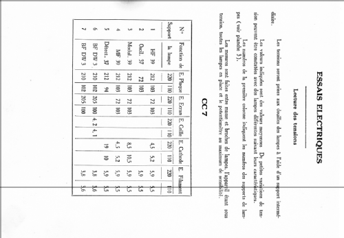 CC7; Ducretet -Thomson; (ID = 2599465) Radio