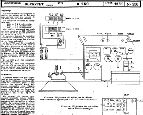 D250; Ducretet -Thomson; (ID = 218771) Radio