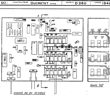 D260; Ducretet -Thomson; (ID = 220398) Radio