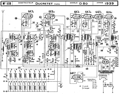 D80; Ducretet -Thomson; (ID = 223425) Radio