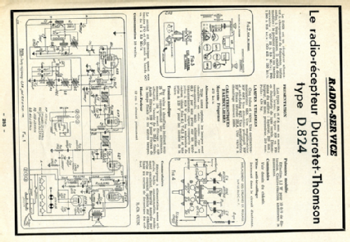 D824A ; Ducretet -Thomson; (ID = 1938282) Radio