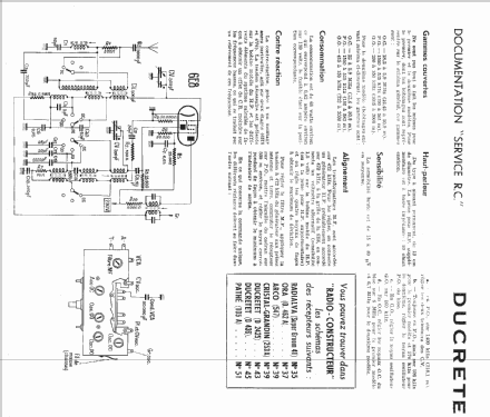 D836L; Ducretet -Thomson; (ID = 2652876) Radio