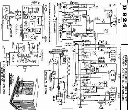 D824A ; Ducretet -Thomson; (ID = 924603) Radio