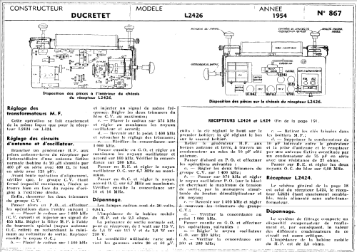 L2426; Ducretet -Thomson; (ID = 1196806) Radio