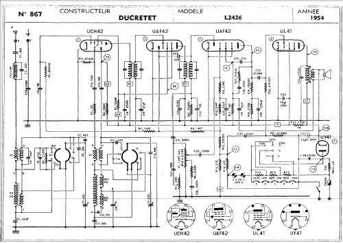 L2426; Ducretet -Thomson; (ID = 1196808) Radio