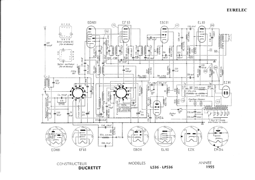 L536; Ducretet -Thomson; (ID = 212164) Radio