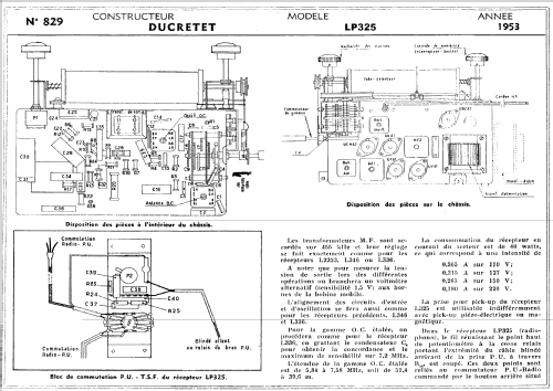 LP325; Ducretet -Thomson; (ID = 1196800) Radio