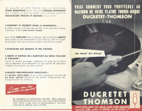 LP472; Ducretet -Thomson; (ID = 531907) Radio