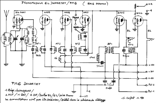 Phonomodula PM6; Ducretet -Thomson; (ID = 933897) Radio