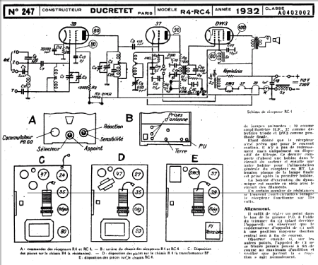 R4; Ducretet -Thomson; (ID = 217013) Radio