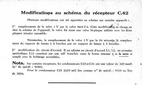 Radio-phono C42; Ducretet -Thomson; (ID = 2599084) Radio