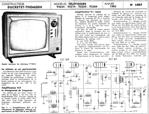 T4334; Ducretet -Thomson; (ID = 288211) Television