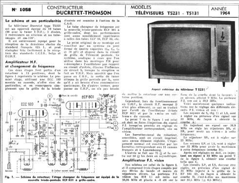 T5131; Ducretet -Thomson; (ID = 288360) Television