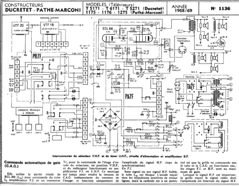 T5171; Ducretet -Thomson; (ID = 291682) Television