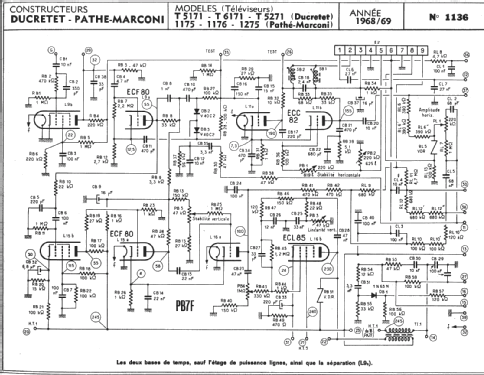 T5171; Ducretet -Thomson; (ID = 291684) Television