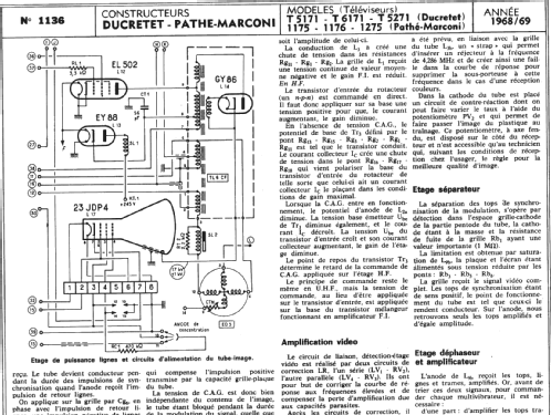 T5171; Ducretet -Thomson; (ID = 291685) Television