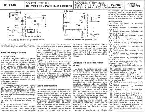 T5171; Ducretet -Thomson; (ID = 291686) Television