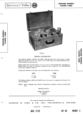 11A55FF ; DuKane Corporation; (ID = 3114840) Ton-Bild