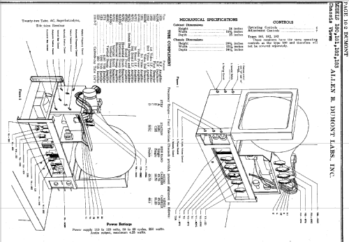 180 ; DuMont Labs, Allen B (ID = 690079) Television